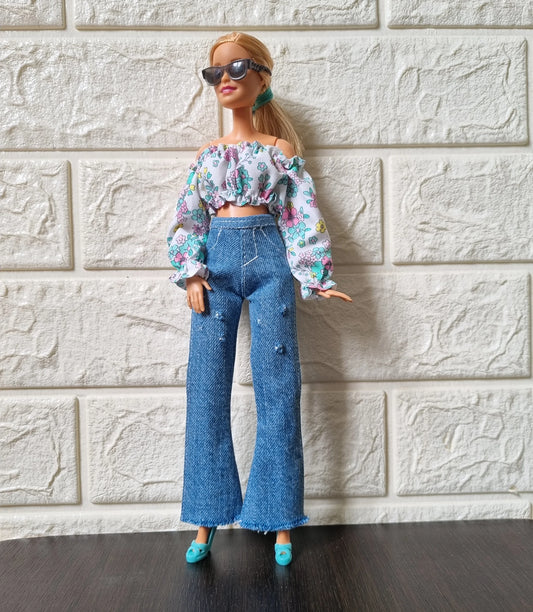 Jean and Shirt for barbie