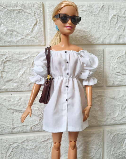 White dress for Barbie
