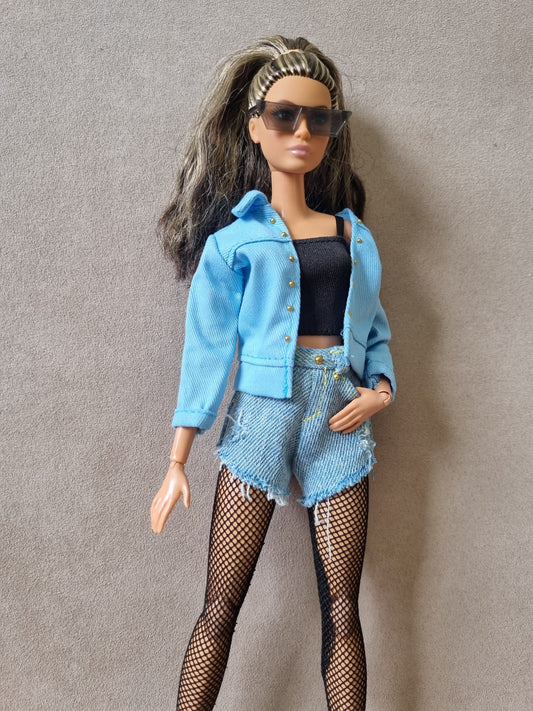Jacket,  Clothes , Skirt for barbie , 11.5" doll , 1/6 doll.