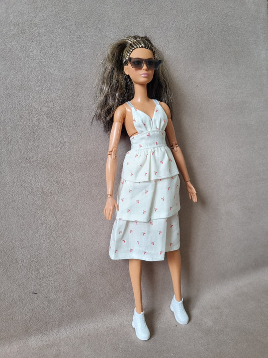 Dress handmade for Barbie.