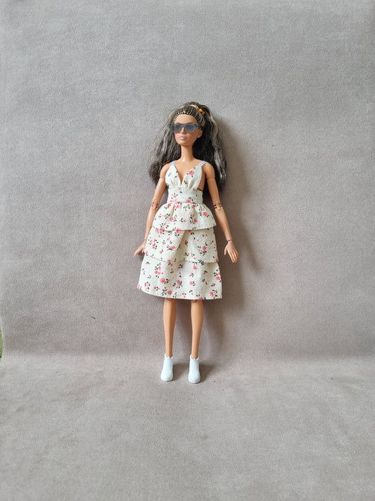 Dress handmade for Barbie.