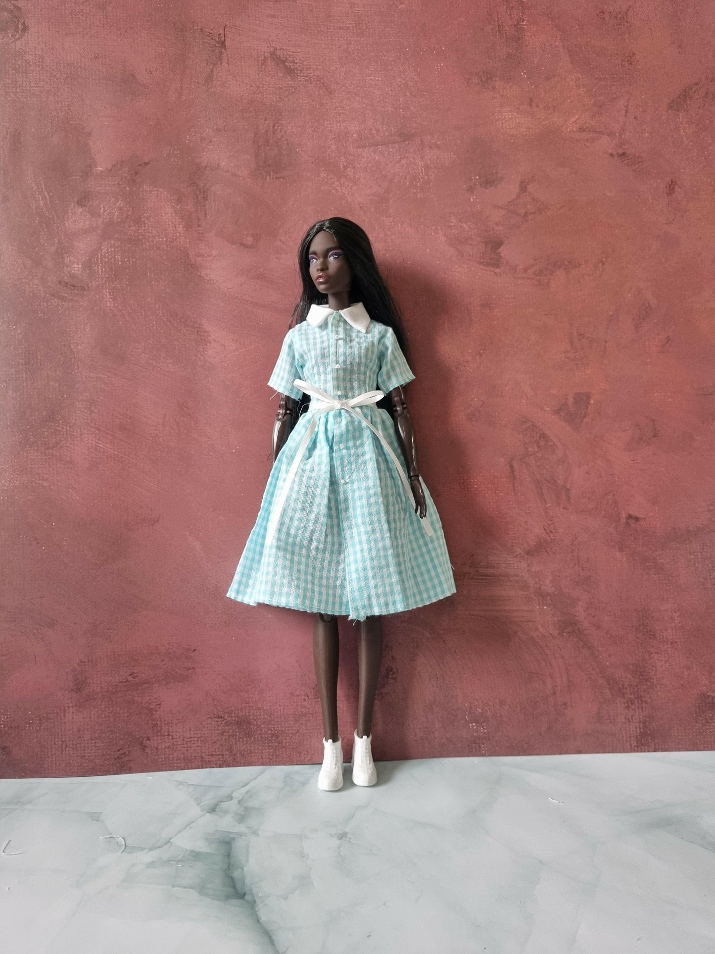 barbie wear blue dress