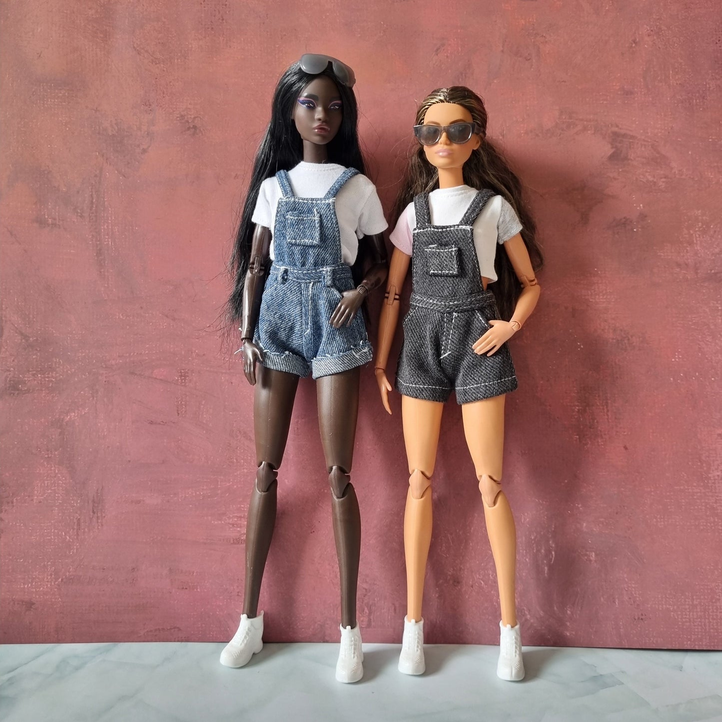 Short Jean Collections handmade for barbie , 11.5" doll , 1/6 doll clothes.