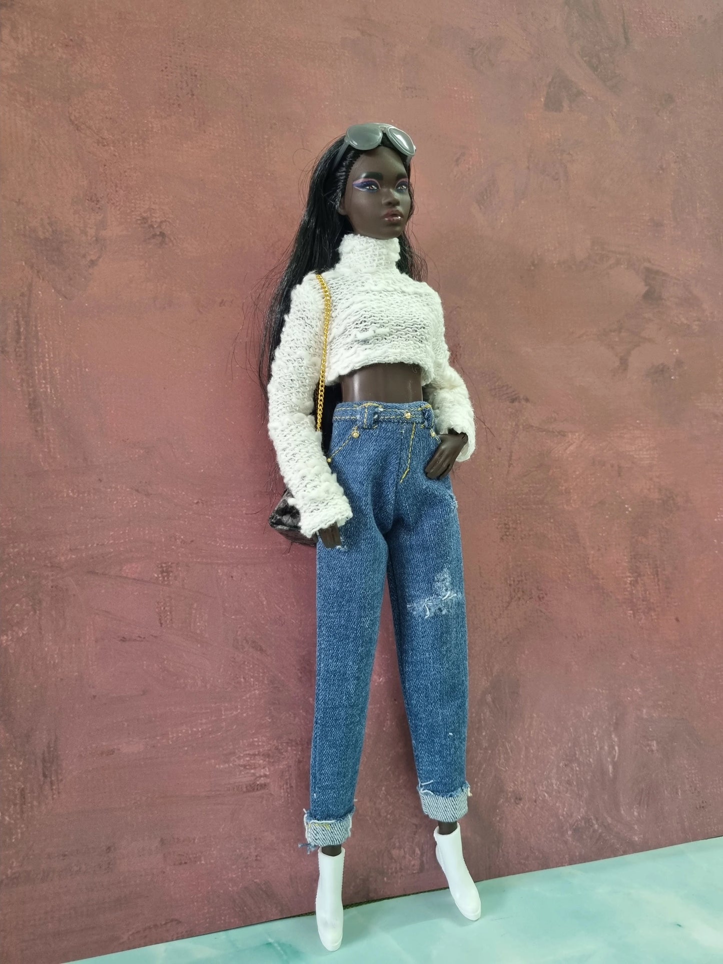 Top and jeans for Barbie