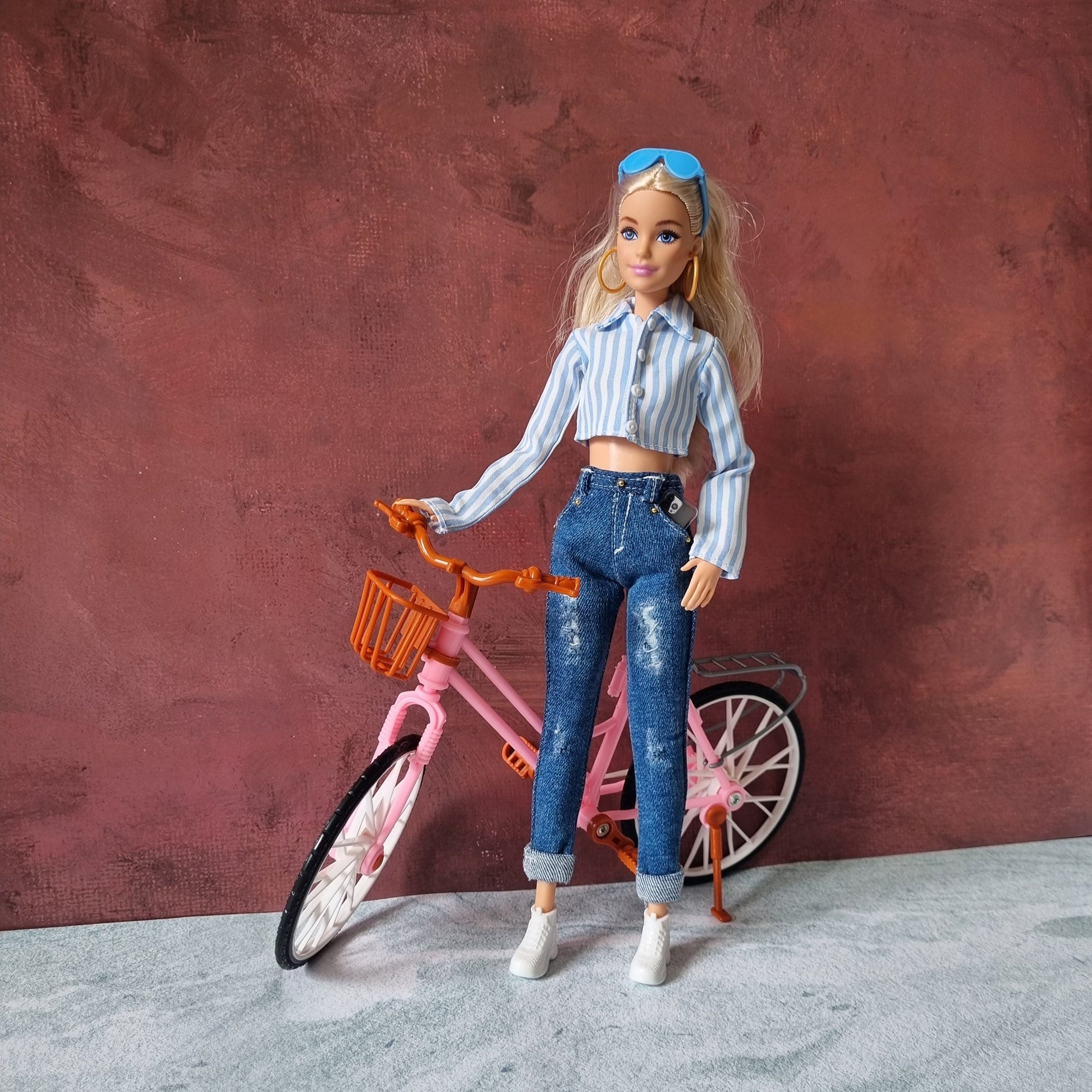 barbie with jean and crotop