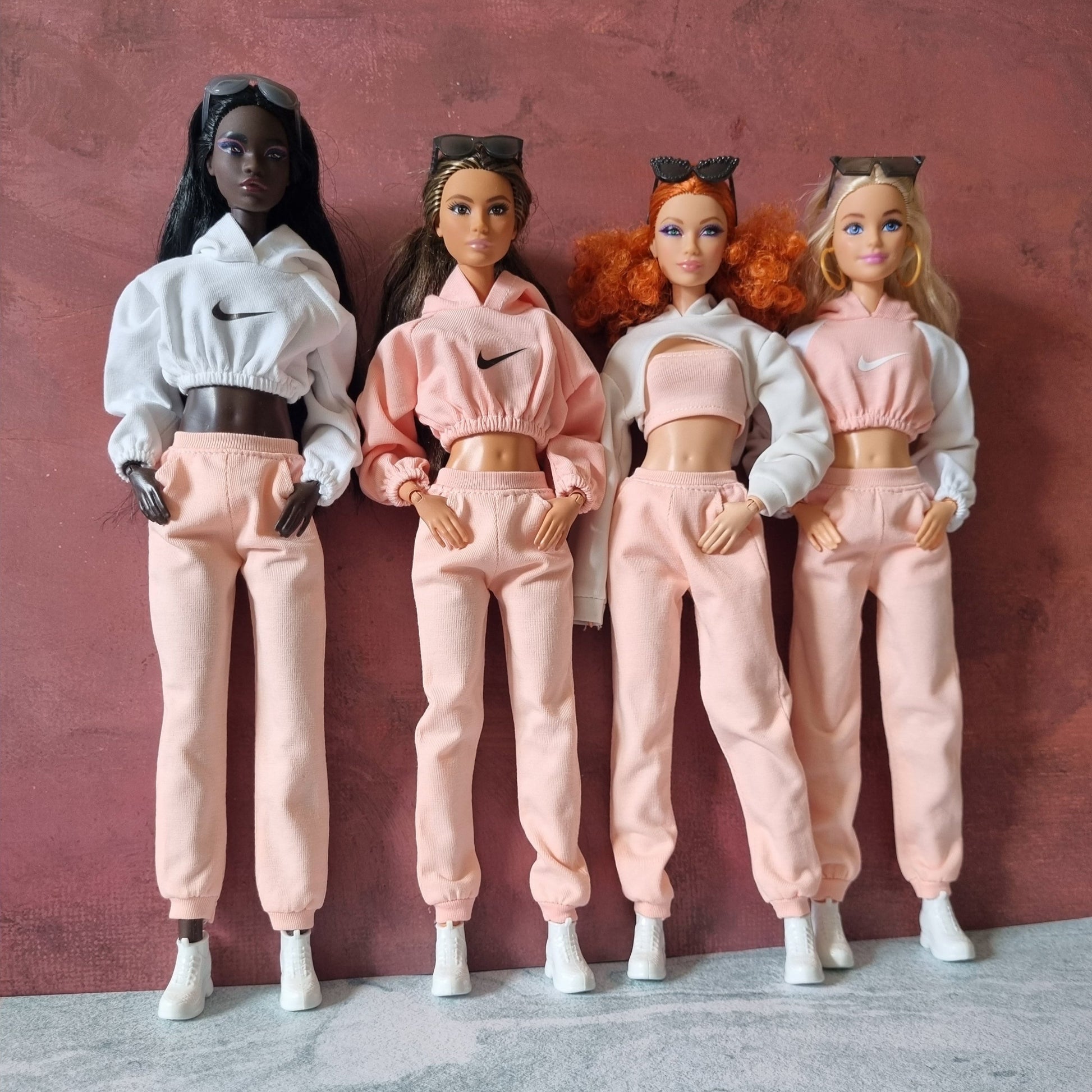 Hoodie croptop for Barbie