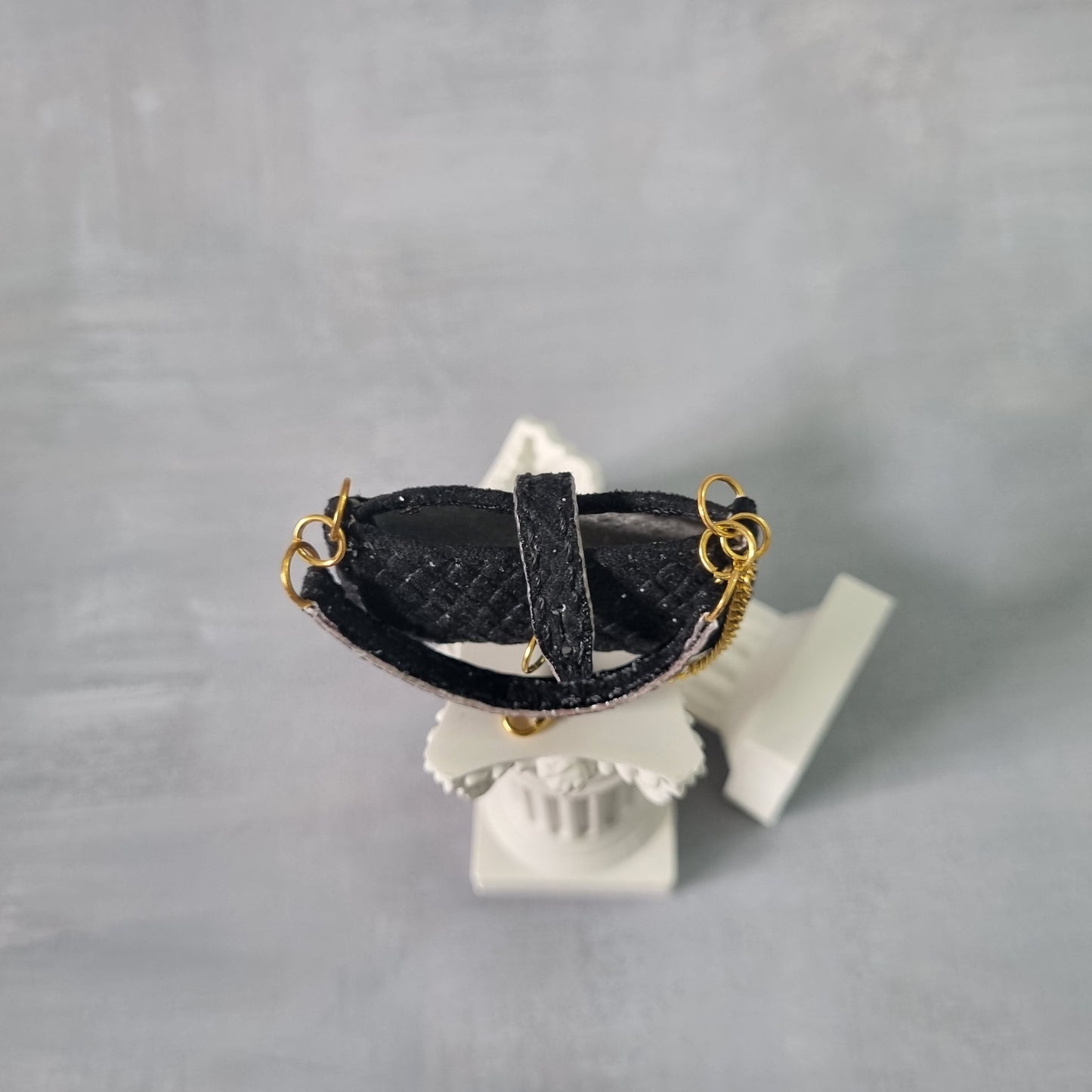 Black handbag For Barbie, Blythe , 1/6 Bjd doll