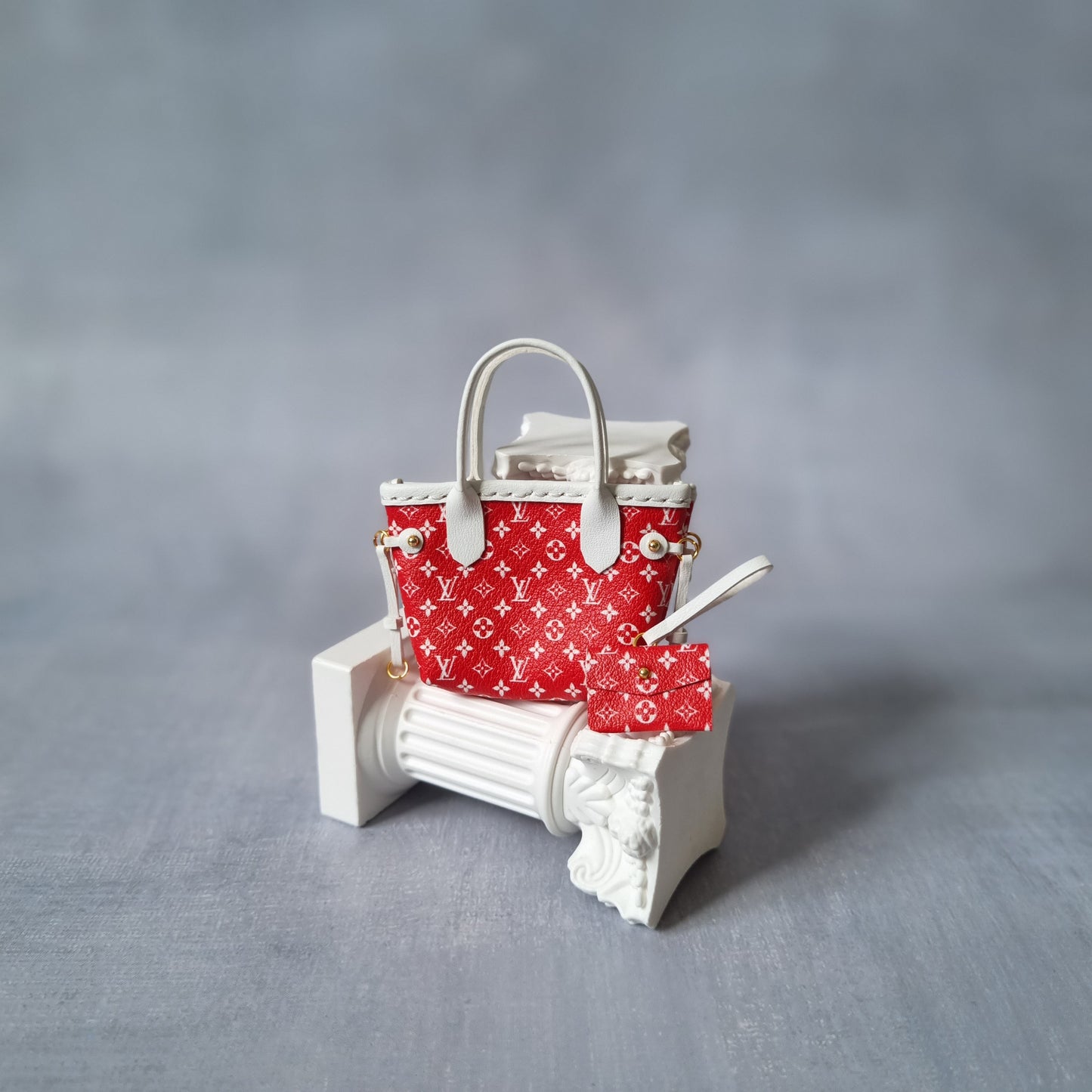 Handbag and Wallet For Barbie, Blythe , 1/6 Bjd doll with logo