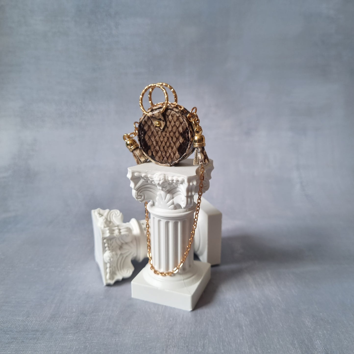 Round bag For Barbie, Blythe , 1/6 Bjd doll