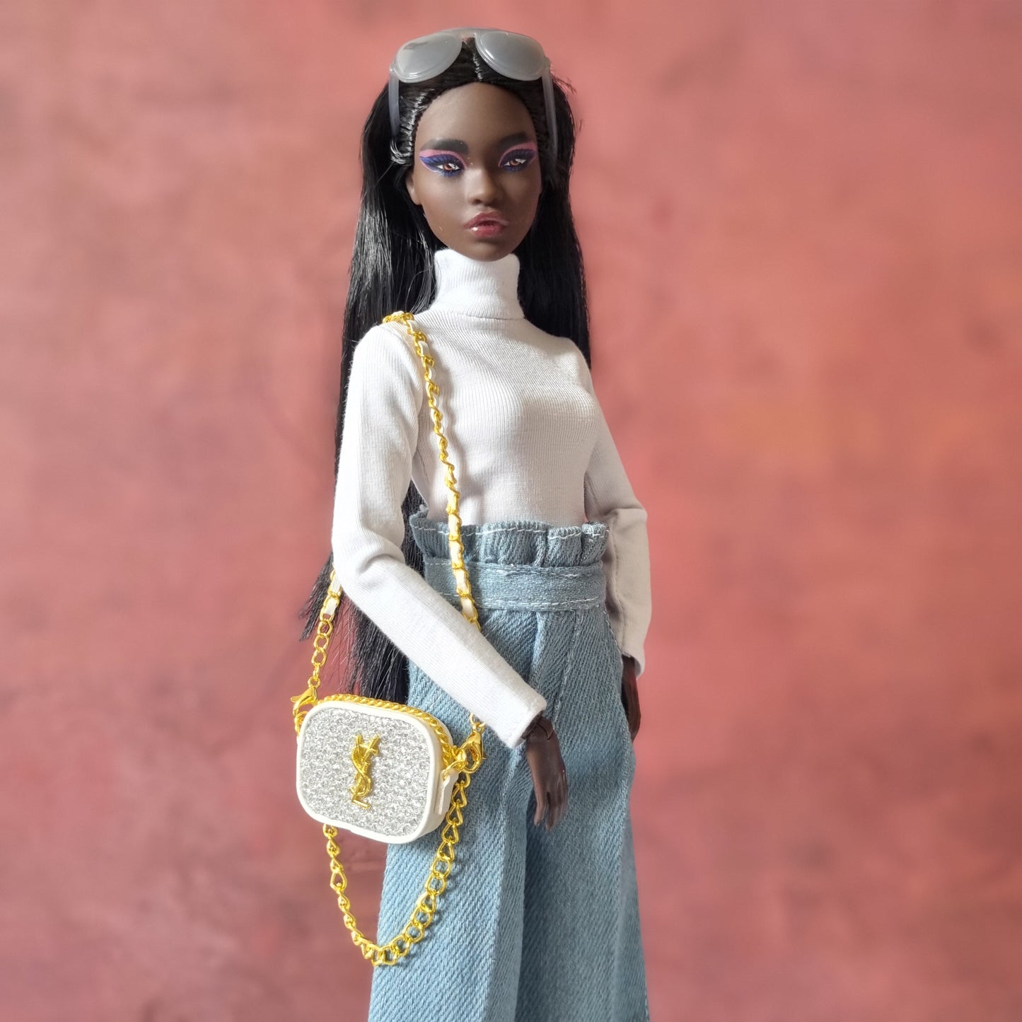 Box bag For Barbie, Blythe , 1/6 Bjd doll