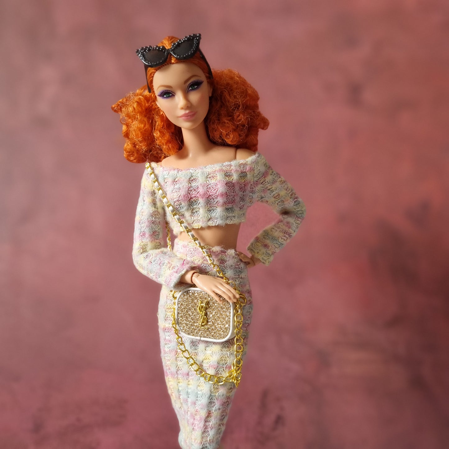 Box bag For Barbie, Blythe , 1/6 Bjd doll