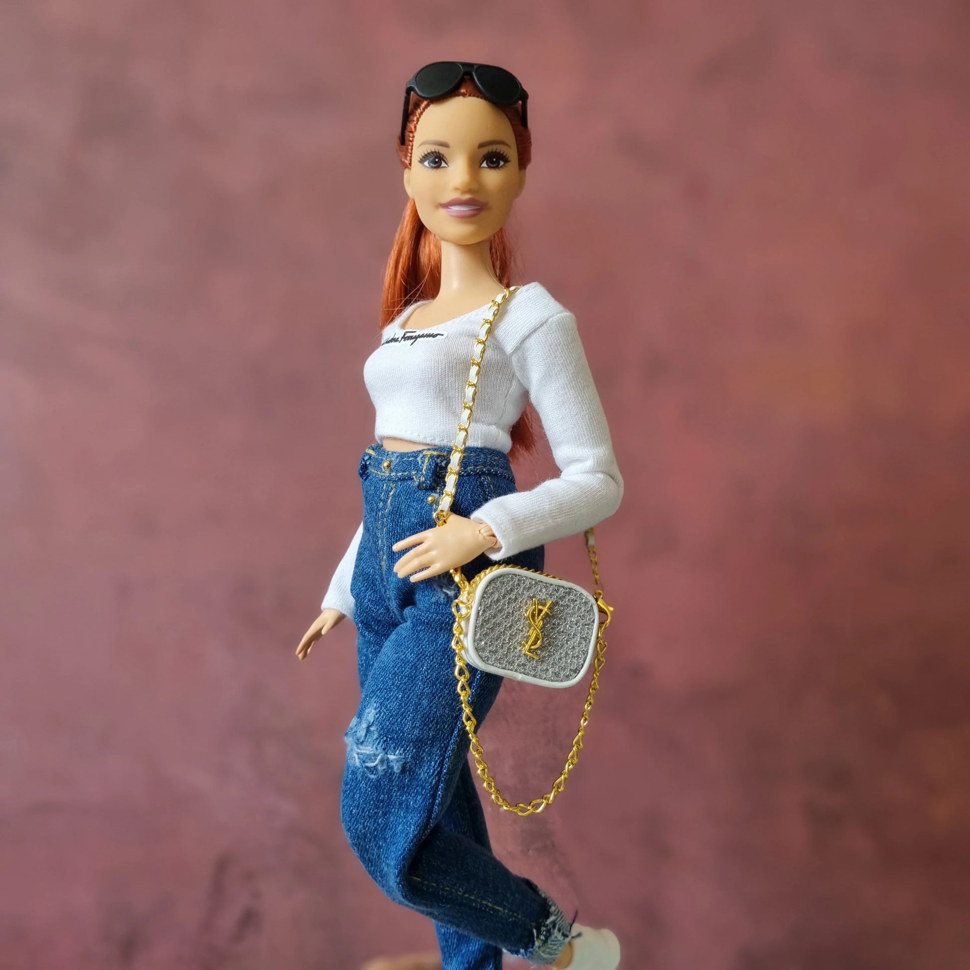 Top and  jeans for Barbie