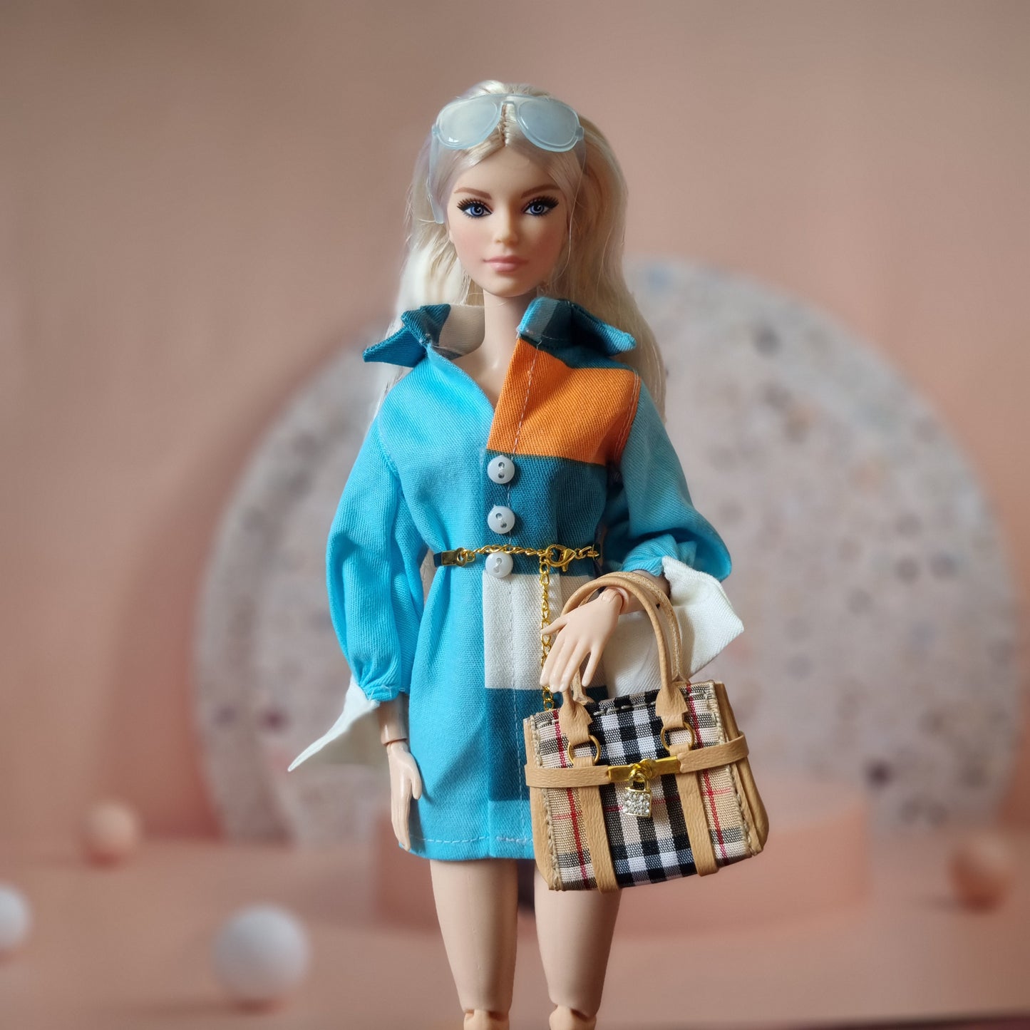 Tote Handbag For Barbie, Blythe , 1/6 Bjd doll