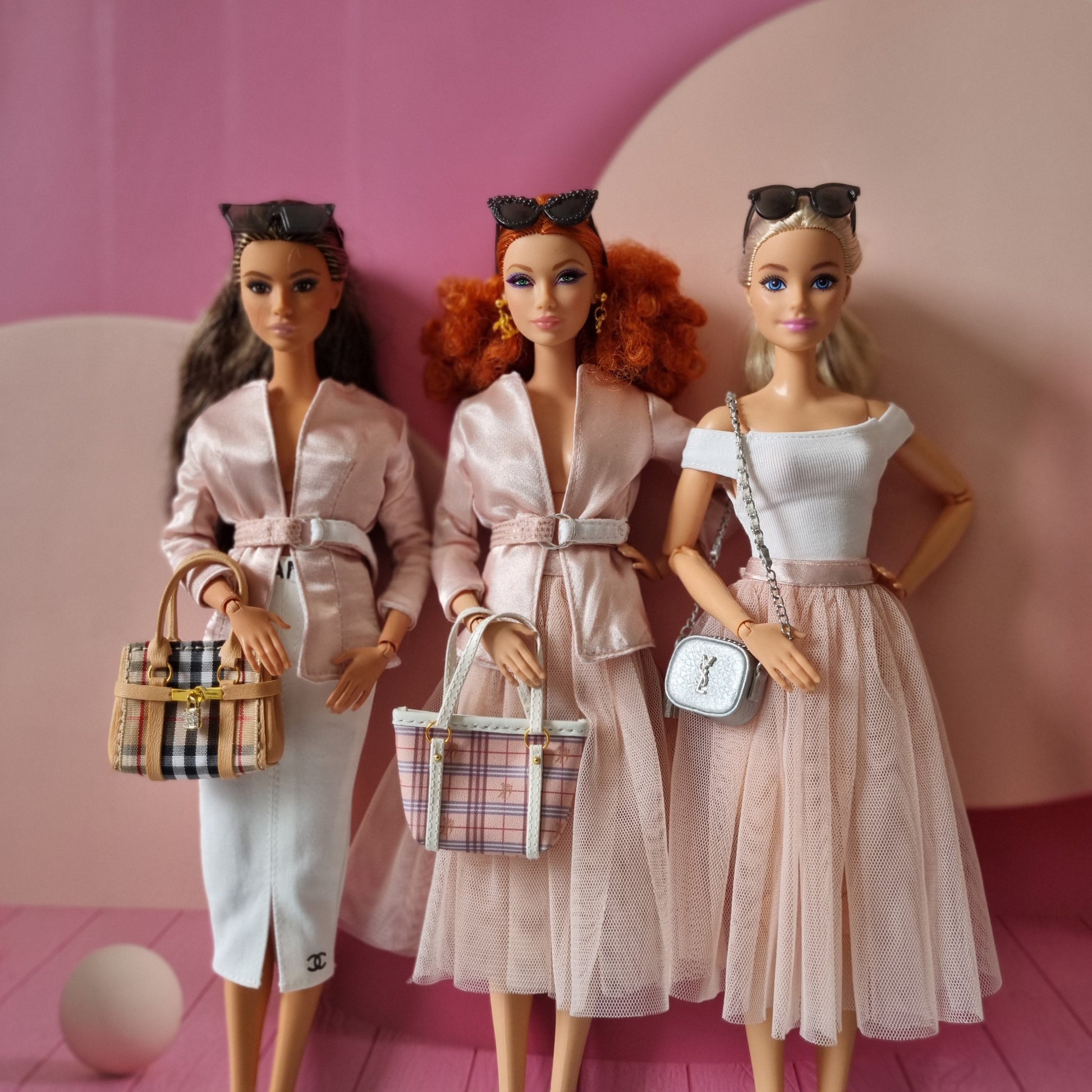 barbie with blazer and skirt