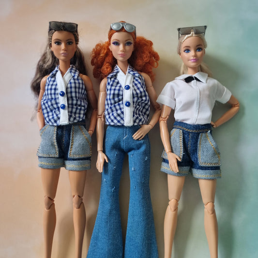 Clothes , Jean for Barbie doll