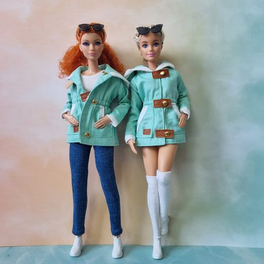Jacket and Jean for Barbie , 11.5" doll , 1/6 doll