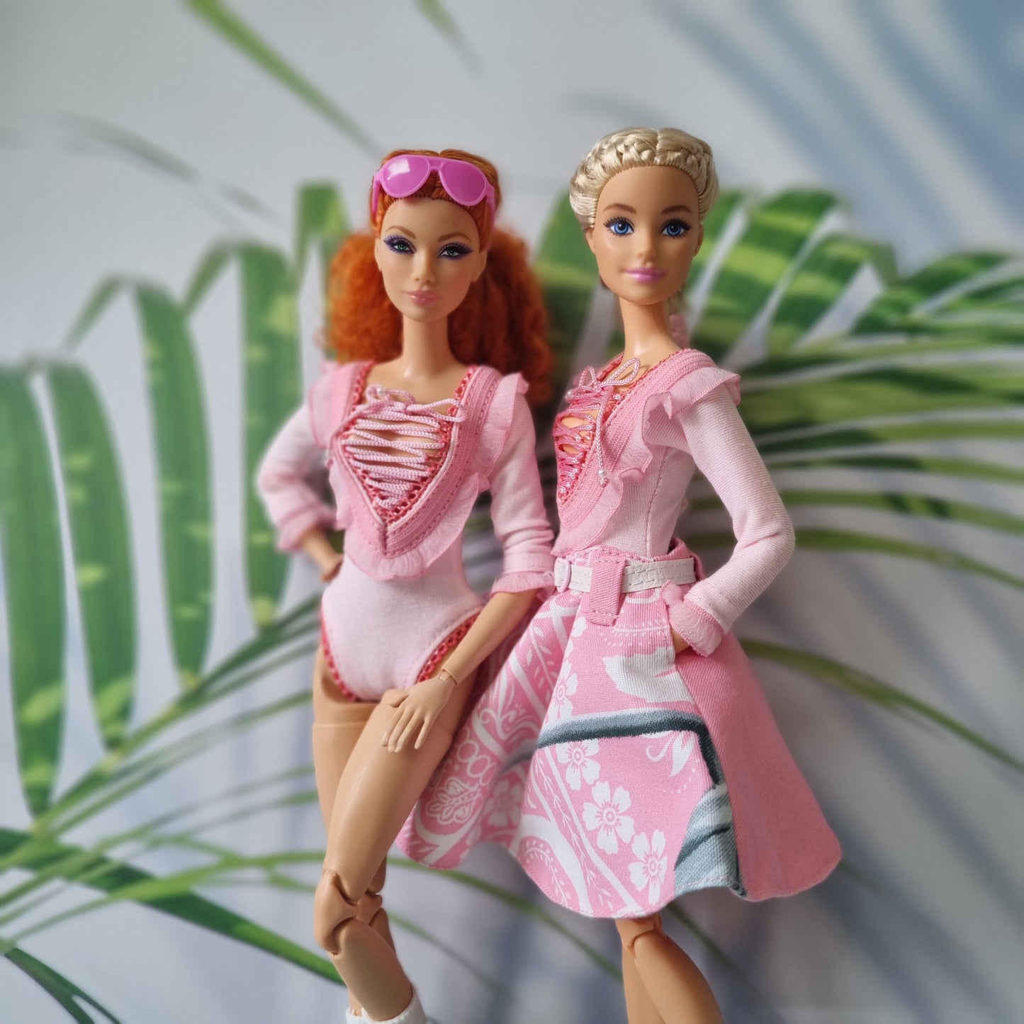 Skirt and body suit for Barbie doll