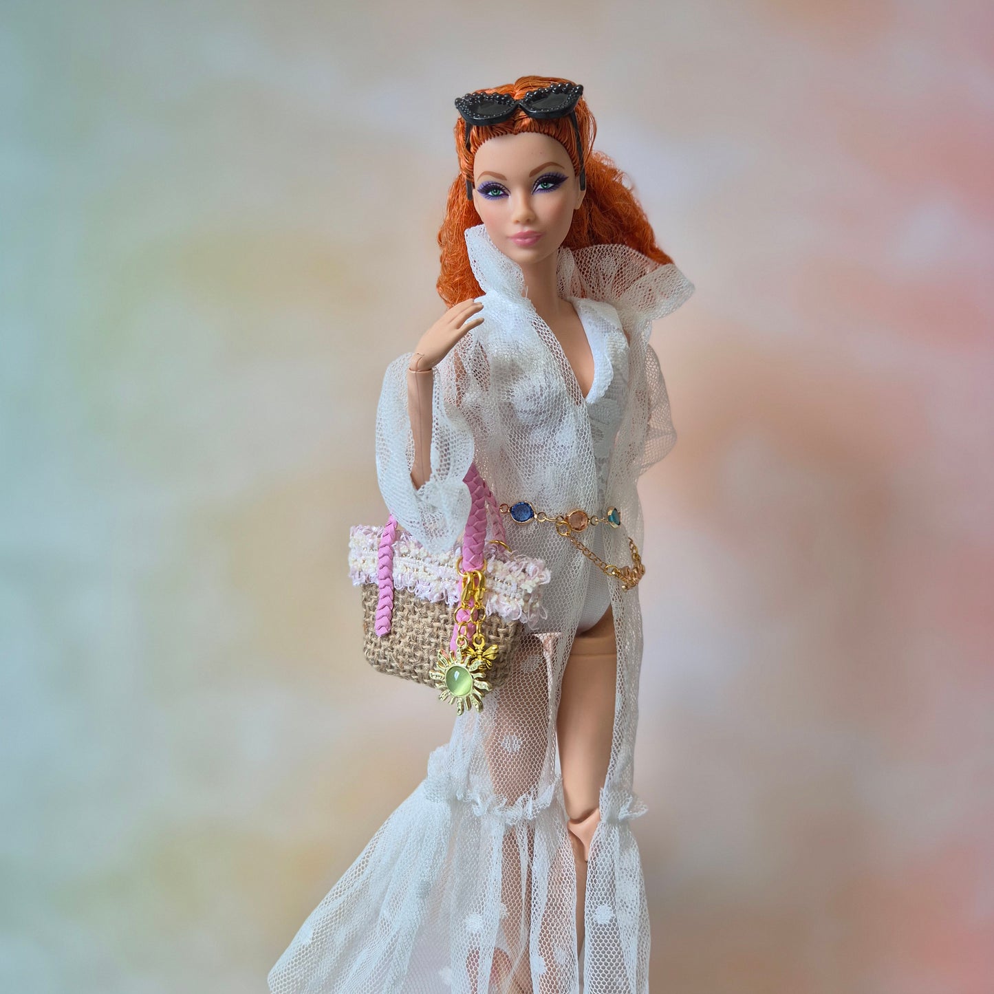Tote Handbag For Barbie, Blythe , 1/6 Bjd doll
