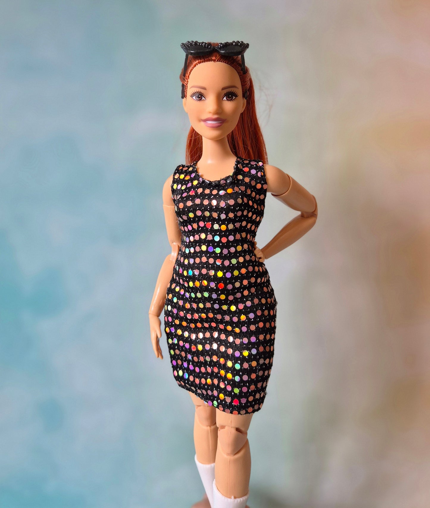 Curvy barbie with dress