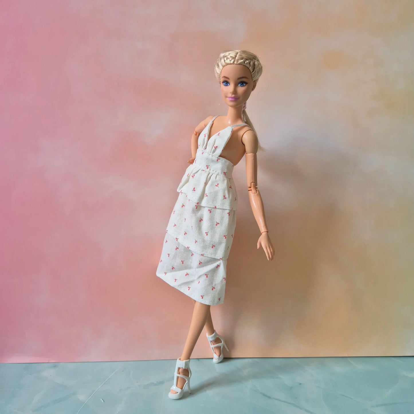 Midi sundress Collections for barbie , 11.5" doll clothes