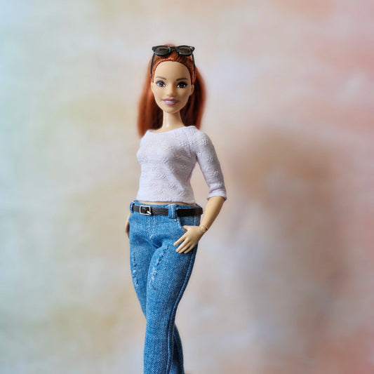 Top and Jeans outfit for Barbie Curvy