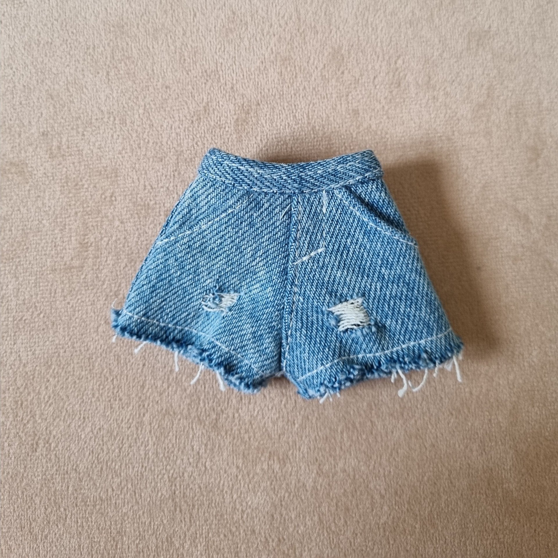 Short Jean Collections handmade for barbie , 11.5" doll , 1/6 doll clothes.
