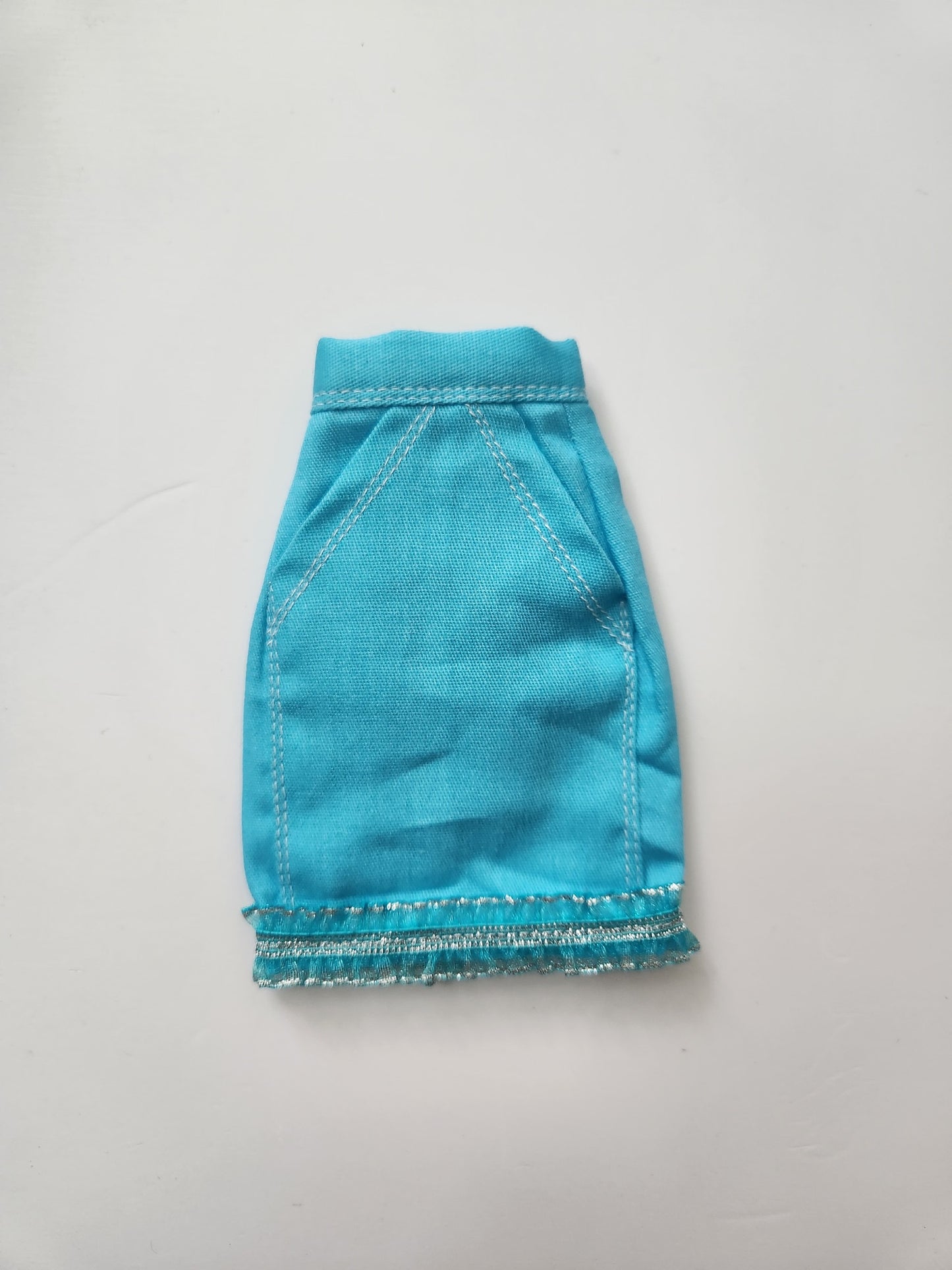 Blue suit for Barbie doll.