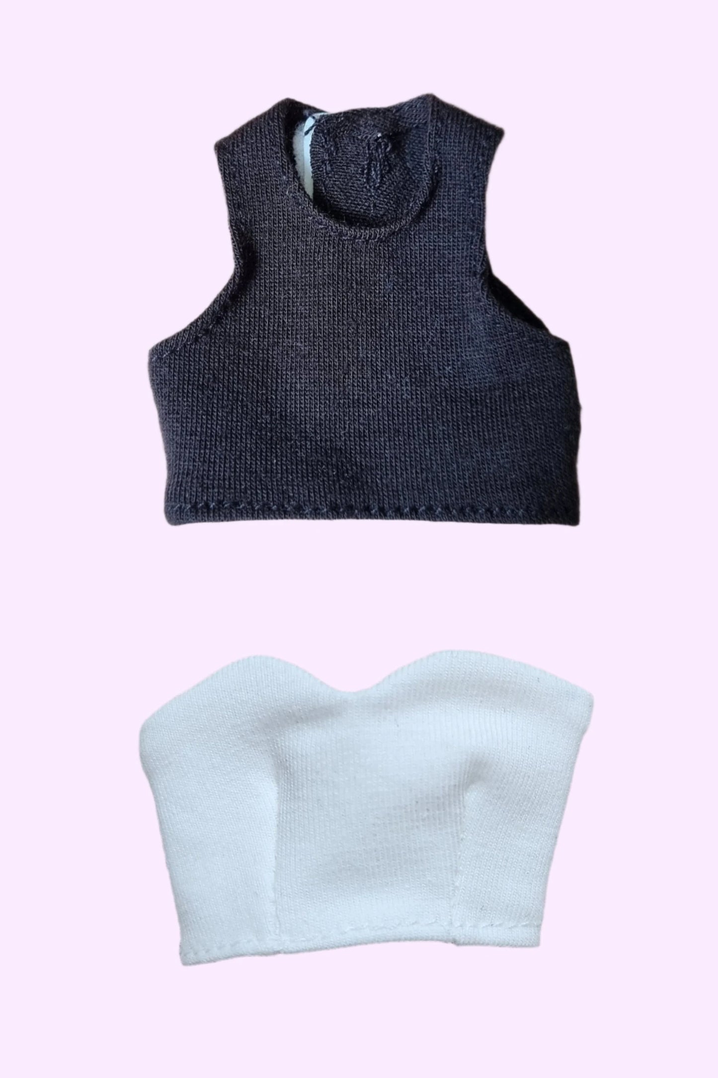 "Street Style" Barbie Clothes: Black & White Top and Printed Shorts