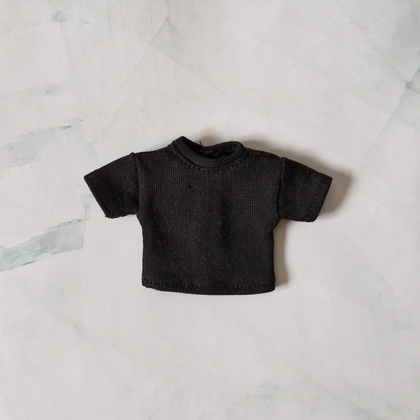 Black t-shirt for Barbie doll – handmade doll clothes