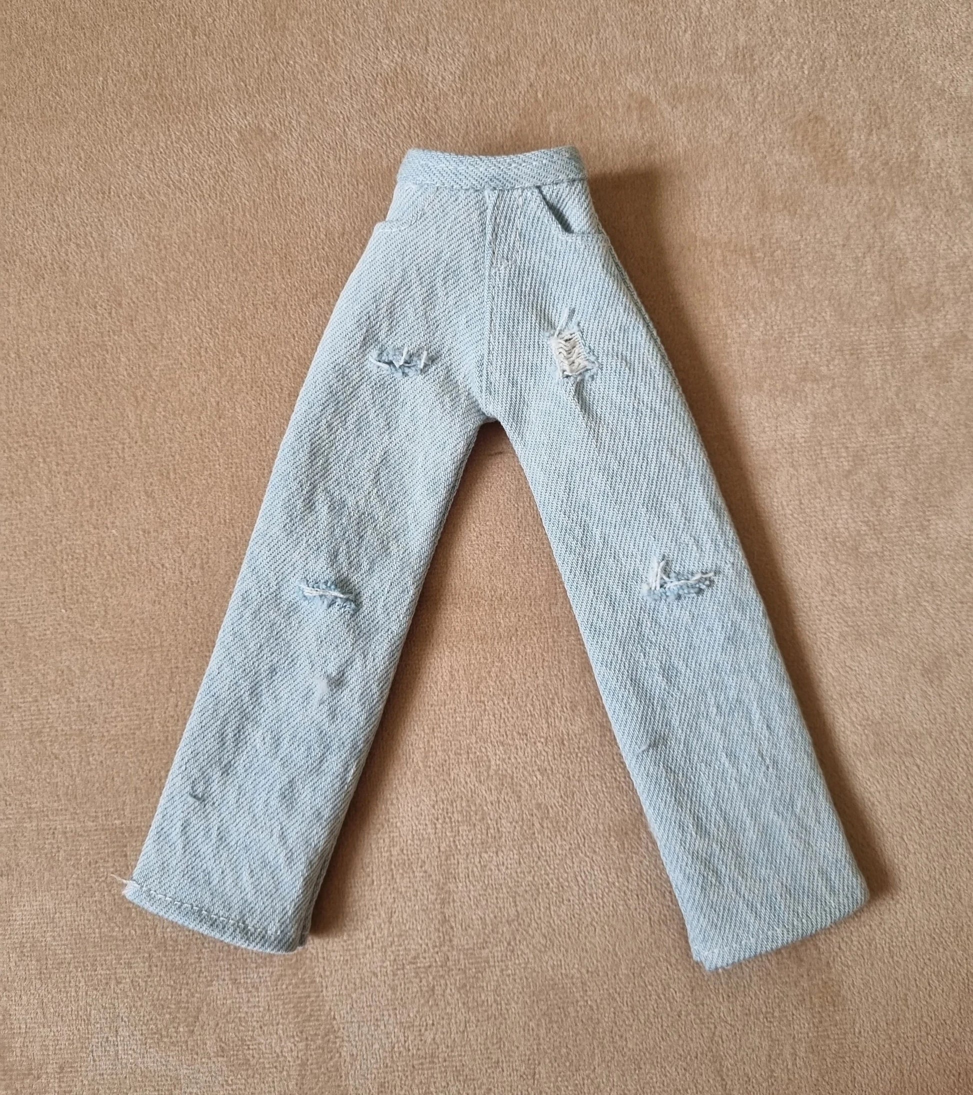 Jean + short for barbie , 11.5" doll , 1/6 doll clothes.