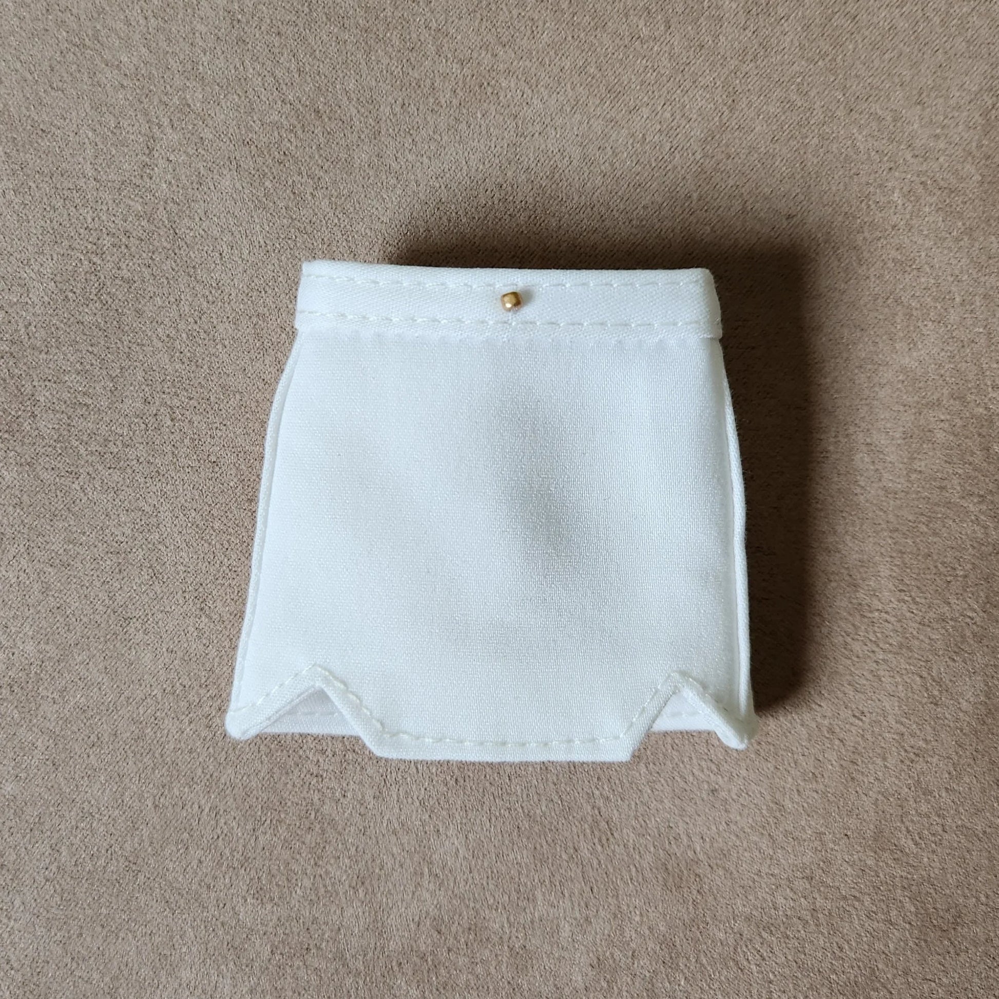White mini skirt for Barbie doll
