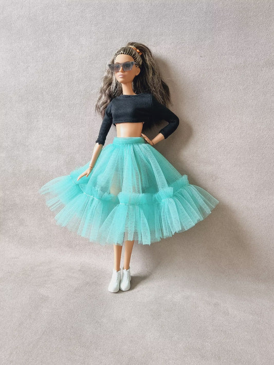 Clothes , Skirt for barbie , 11.5" doll , 1/6 doll.