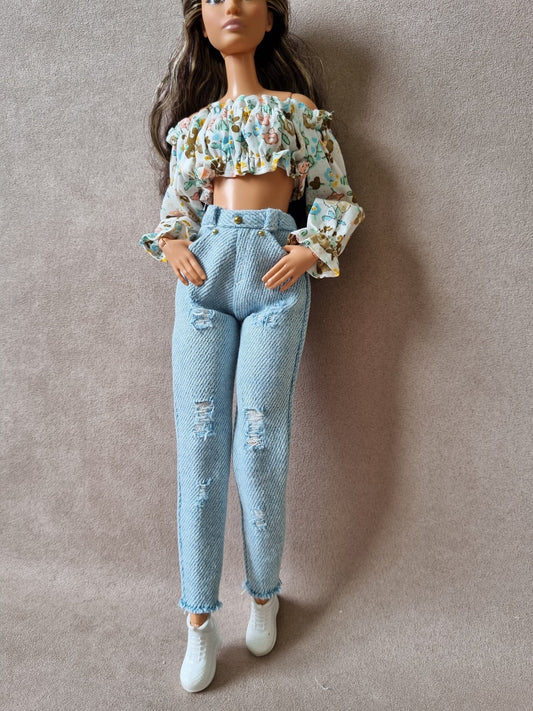 Clothes handmade for barbie , 11.5" doll , 1/6 doll.