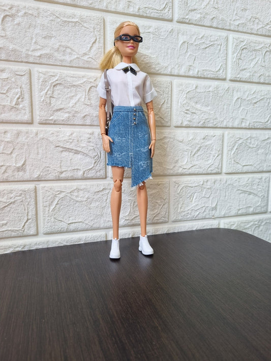 Clothes , Skirt for barbie , 11.5" doll , 1/6 doll.