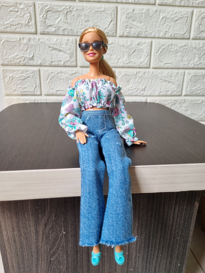 Jean and Shirt for barbie