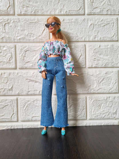 Jean and Shirt for barbie