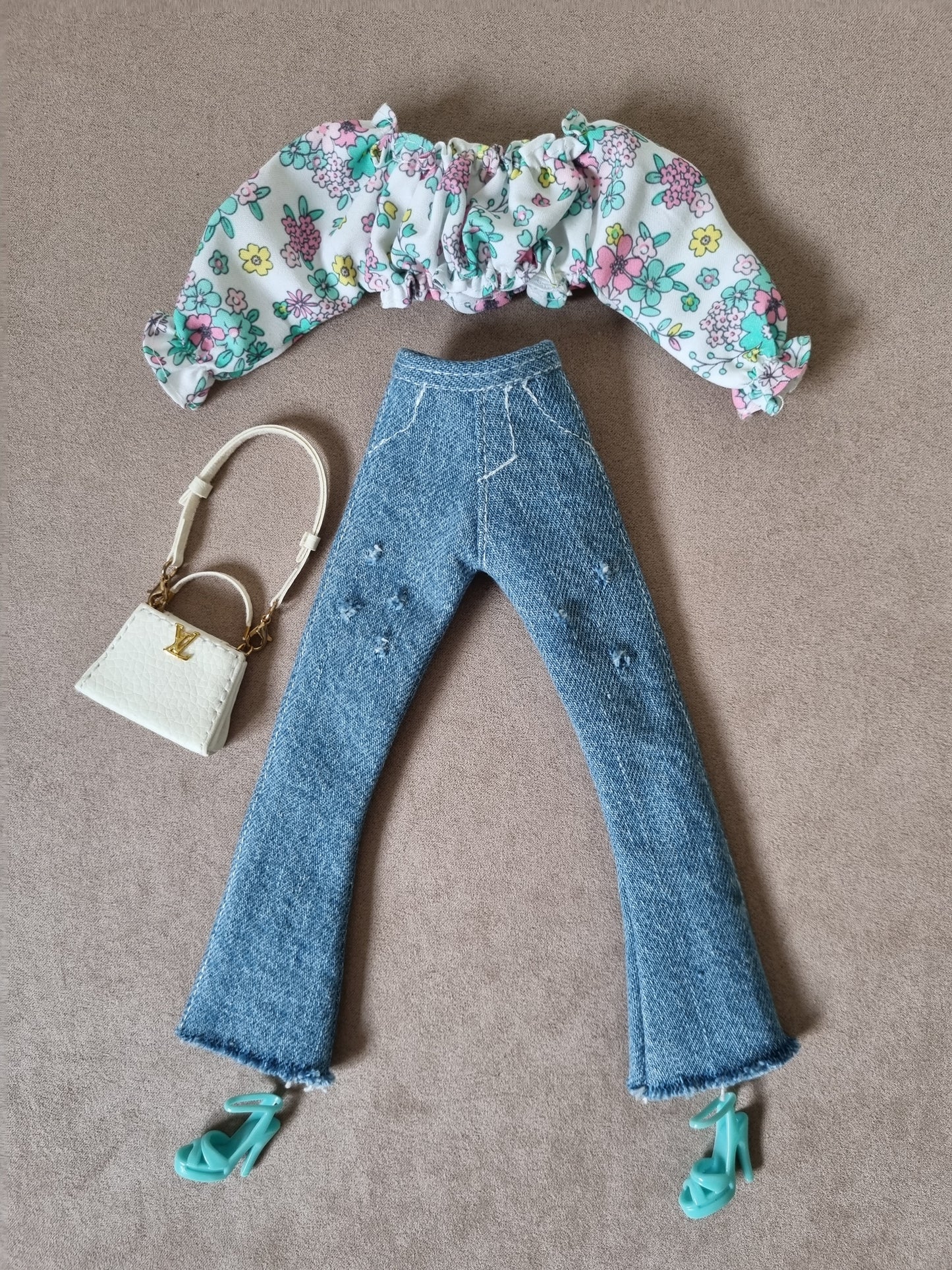 Jean and Shirt for barbie