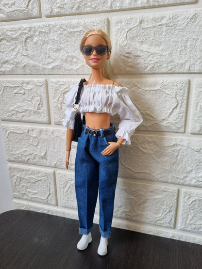 Jean and Whirt shirt for Barbie