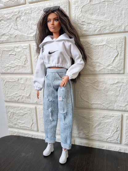 Hoodie and Jean for Barbie