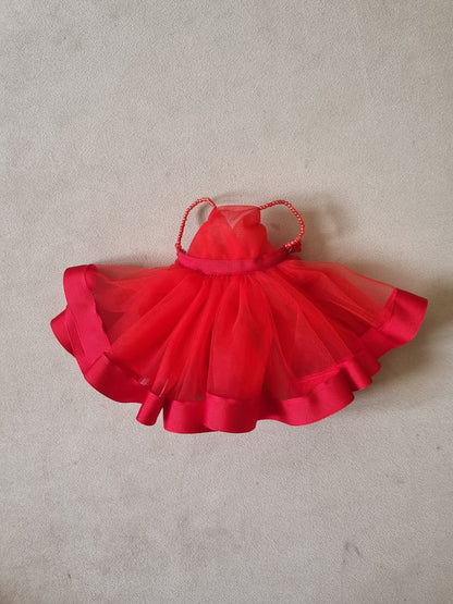 Red princess dress for Barbie