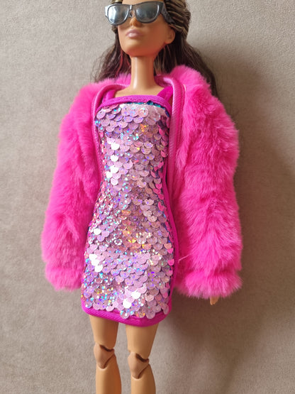 Dress , jacket for Barbie