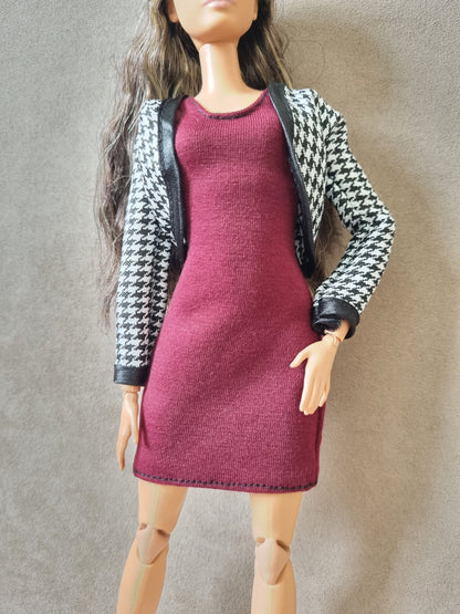 Dress , jacket for Barbie