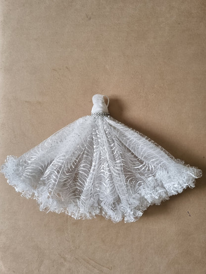 White princess dress for Barbie