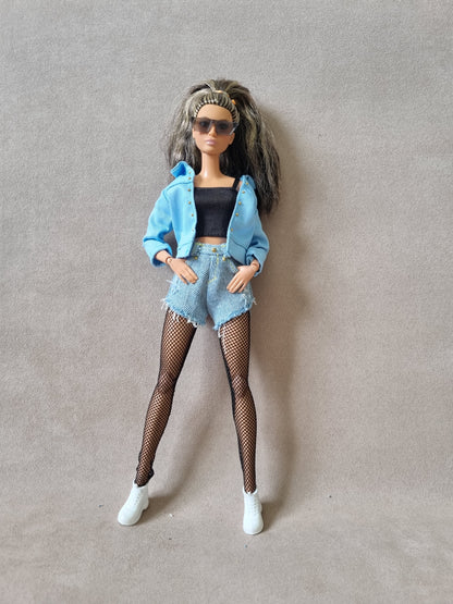 Jacket,  Clothes , Skirt for barbie , 11.5" doll , 1/6 doll