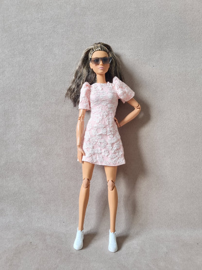 Pink dress for barbie , 11.5' doll