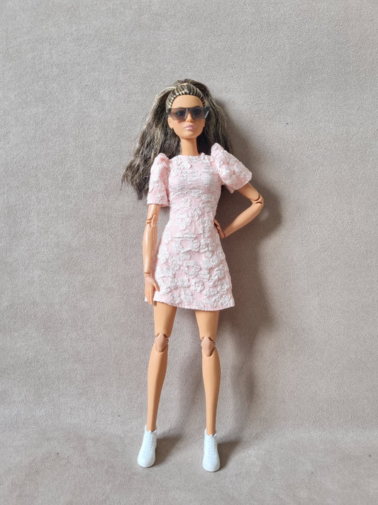 Pink dress for barbie , 11.5' doll