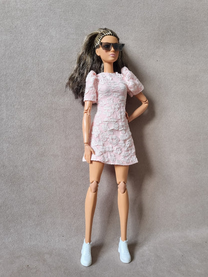 Pink dress for barbie , 11.5' doll