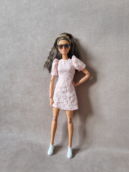 Pink dress for barbie , 11.5' doll