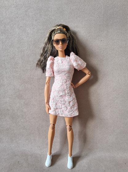 Pink dress for barbie , 11.5' doll