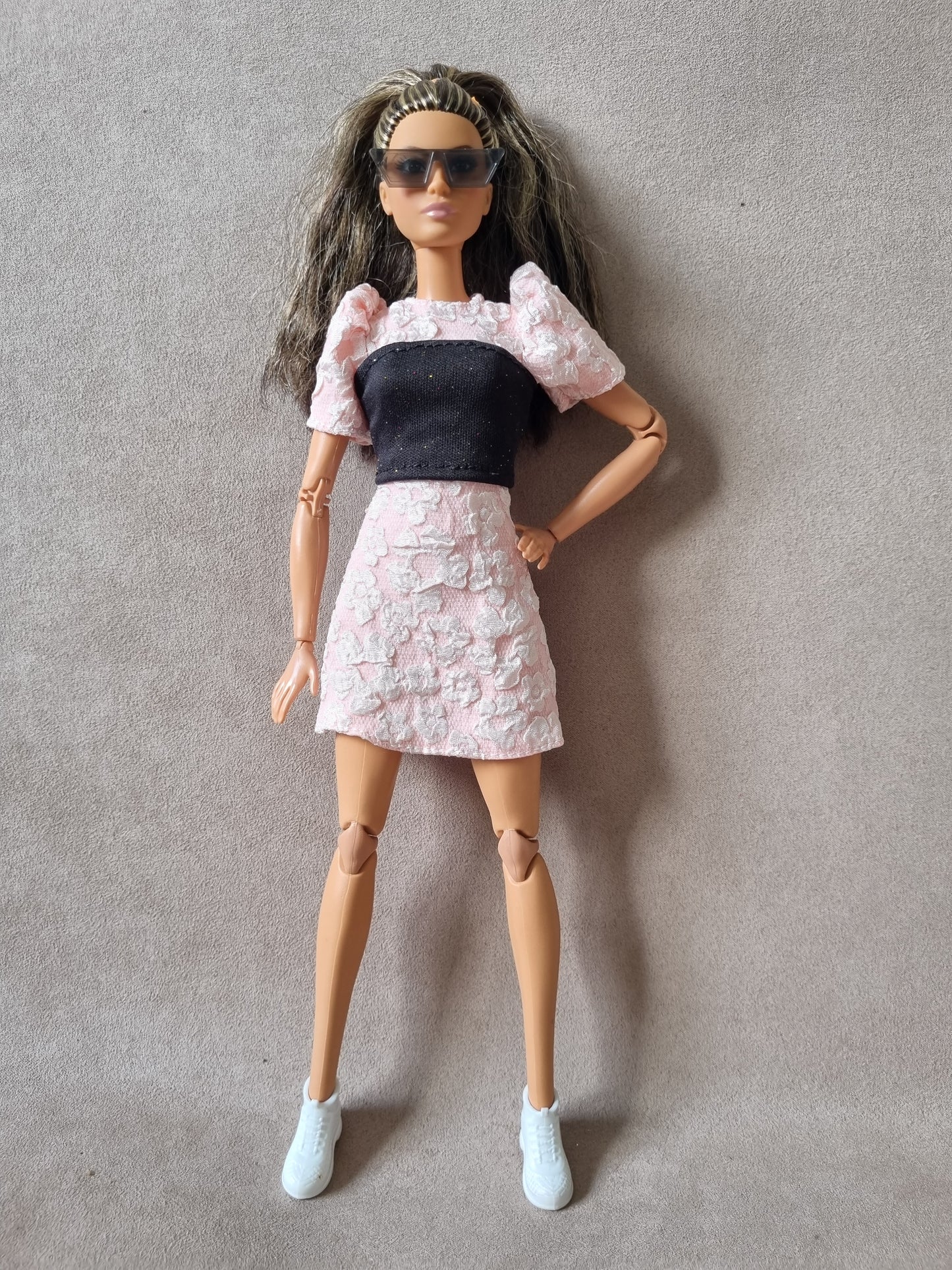 Pink dress for barbie , 11.5' doll